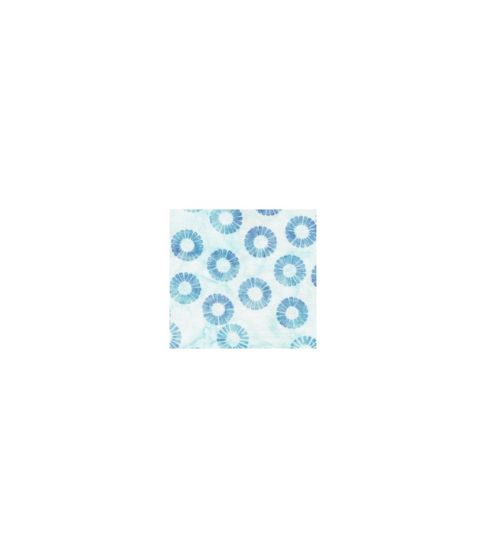 Tela Windham Fabrics Periwinkle Glow Petal Wheels