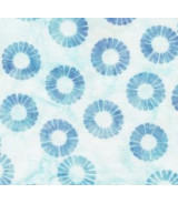 Tela Windham Fabrics Periwinkle Glow Petal Wheels