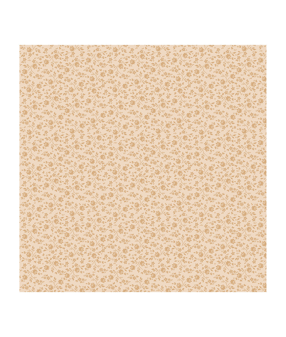 Tela colección Petite Jeanne Bloom Away Almond Cotton