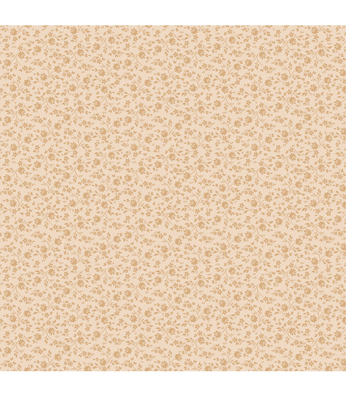 Tela colección Petite Jeanne Bloom Away Almond Cotton
