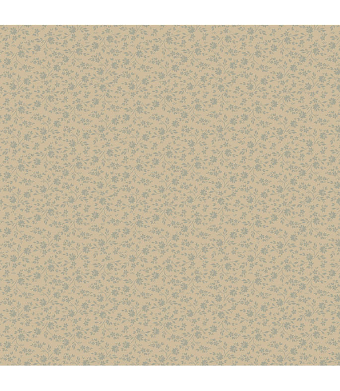 Tela colección Petite Jeanne Bloom Away Taupe Cotton