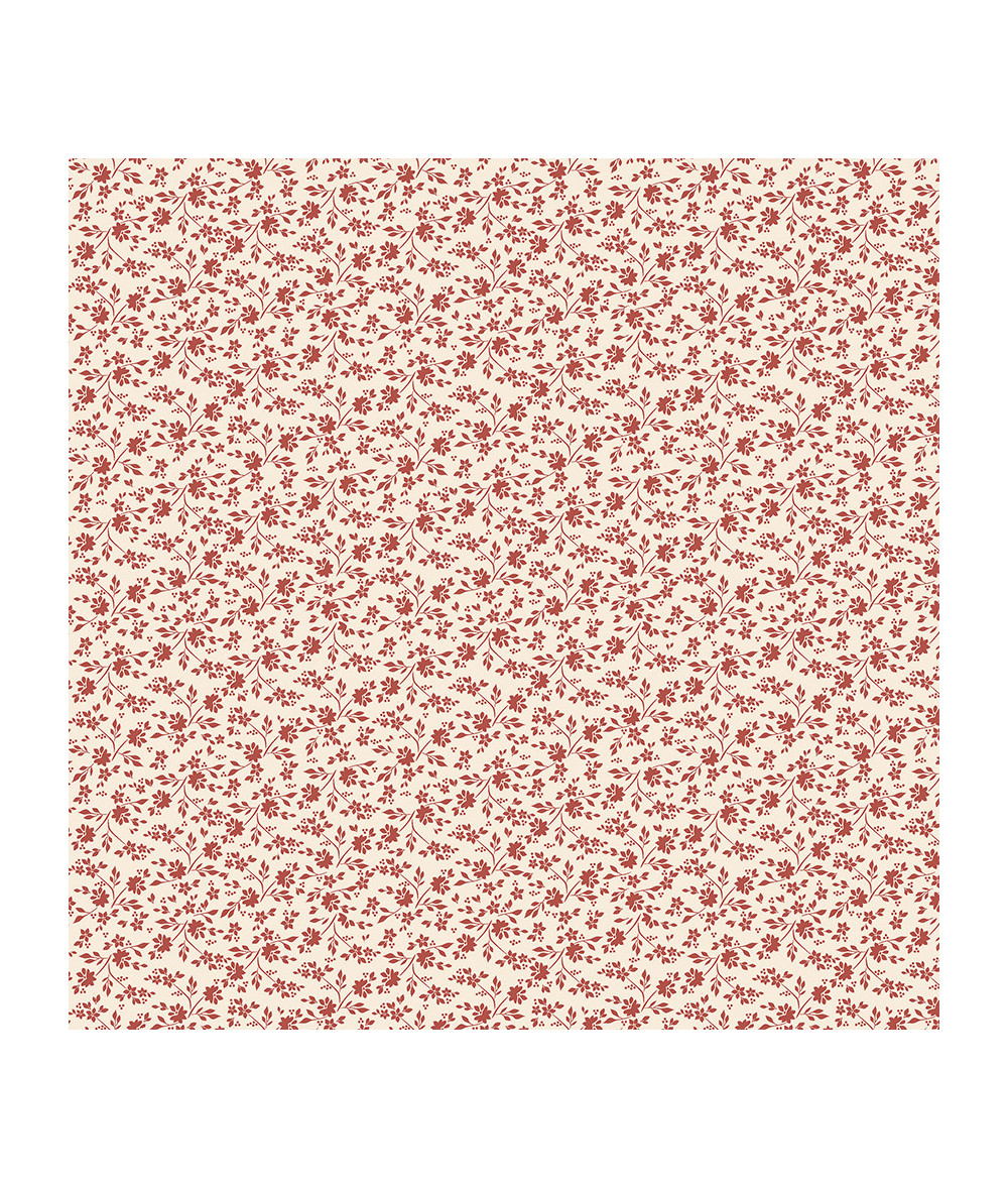Tela colección Petite Jeanne Bloom Away Ivory Cotton
