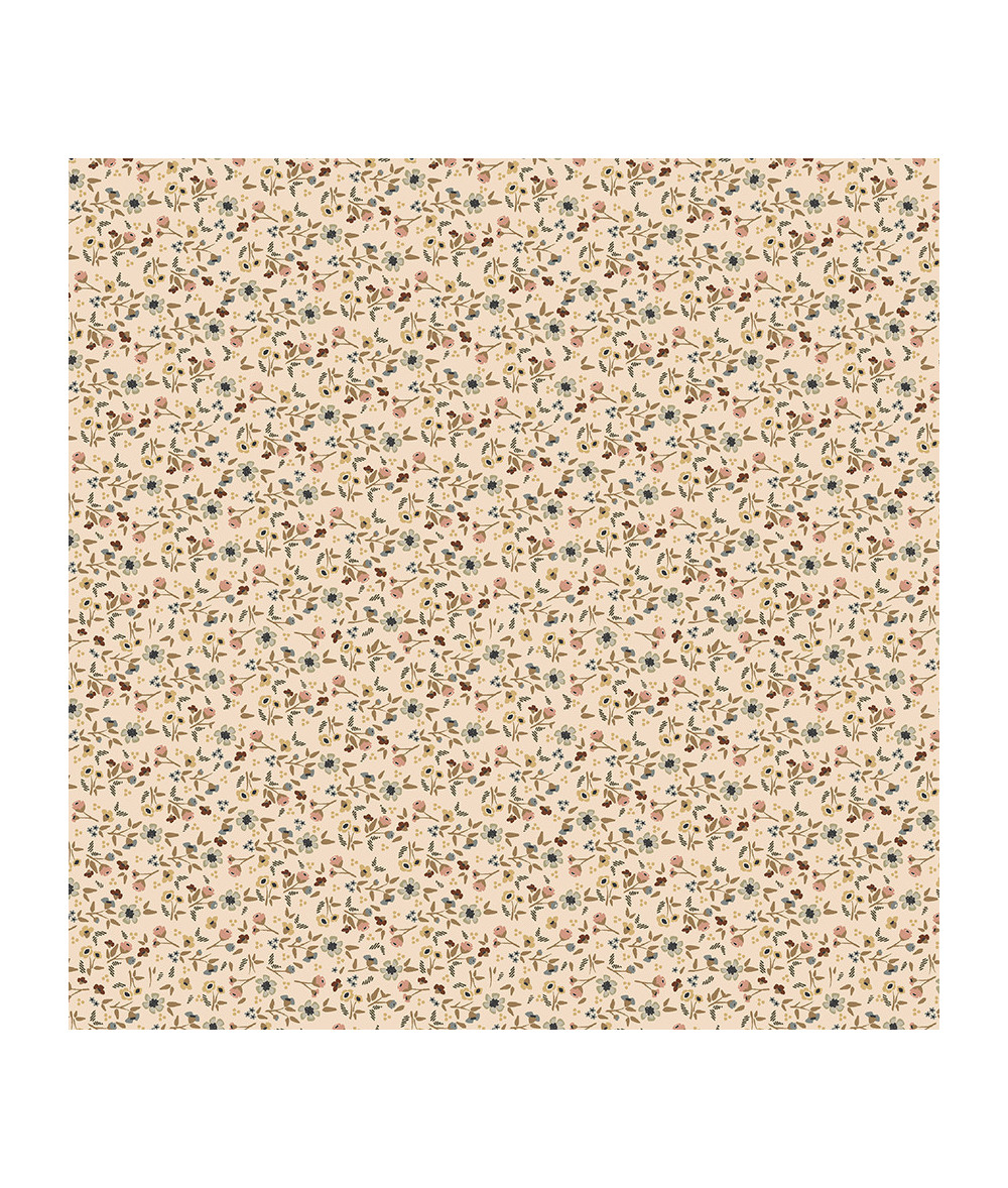 Tela colección Petite Jeanne Wild Flowers Blush Cotton