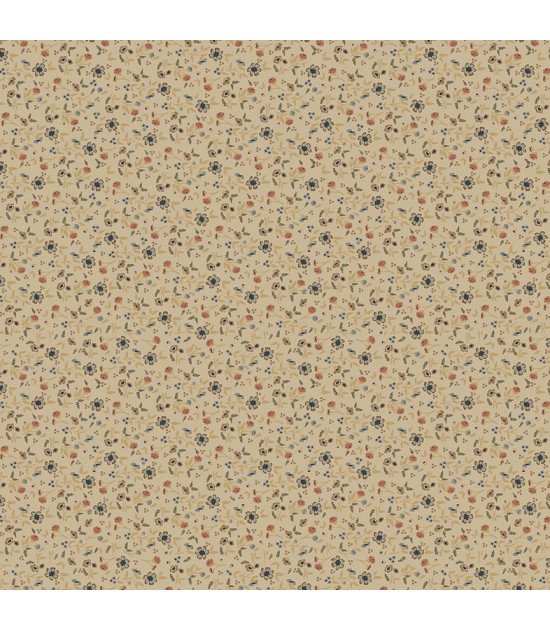 
                                                                                            Tela colección Petite Jeanne Wild Flowers Taupe Cotton
                                                                                    