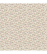 Tela colección Petite Jeanne Wild Flowers Ivory Cotton