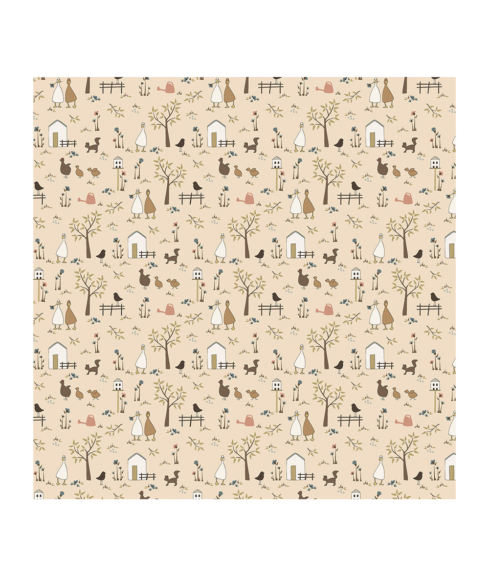 Tela colección Petite Jeanne Prairie Walk Blush Cotton