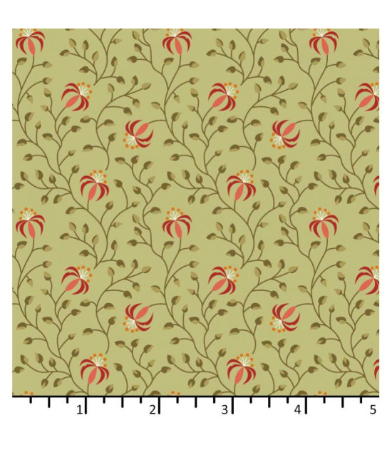 
                                                                                            Tela Colección Beyond Time Lily Powder Light Olive
                                                                                    