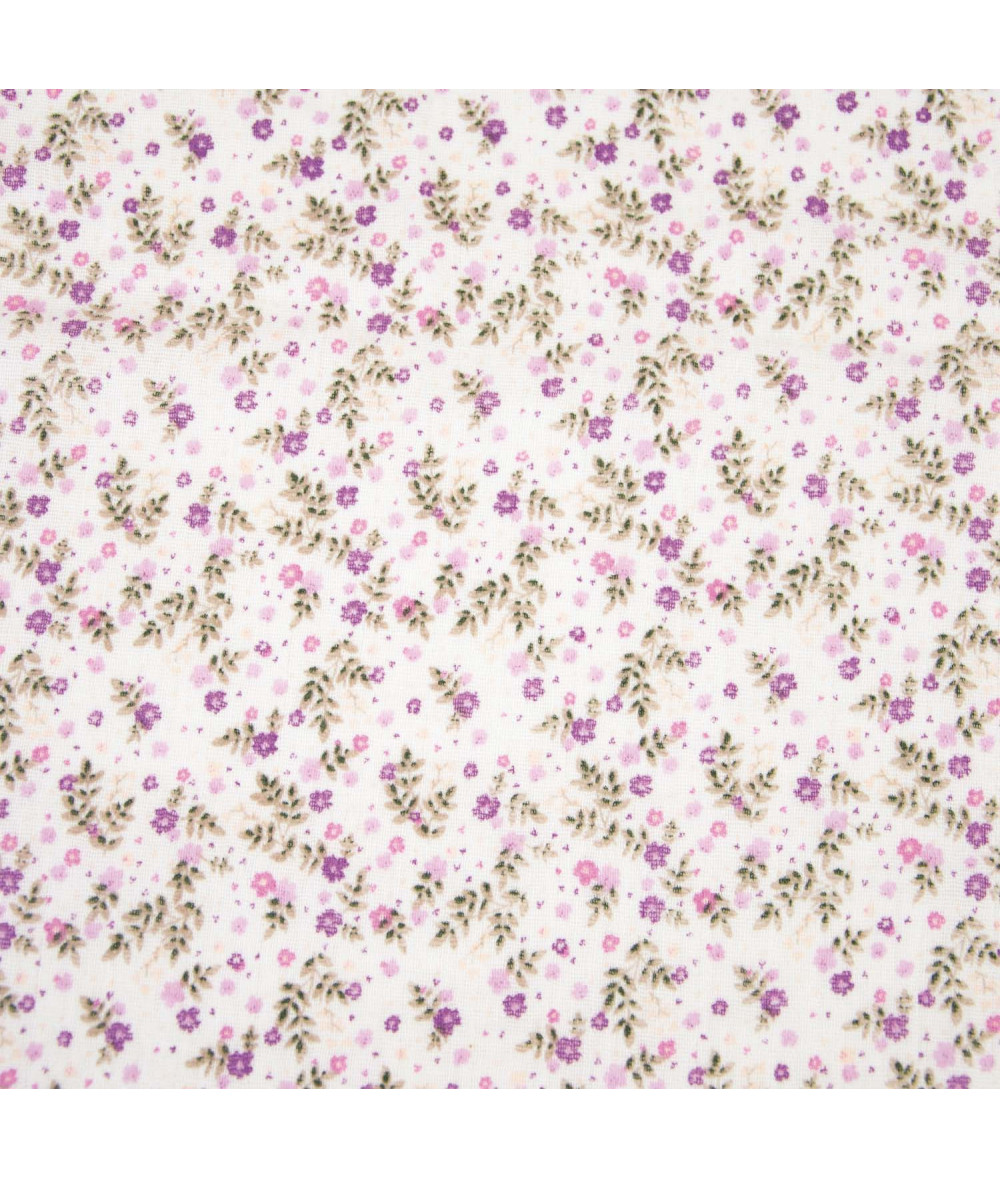 Tela muselina Lavender Flowers