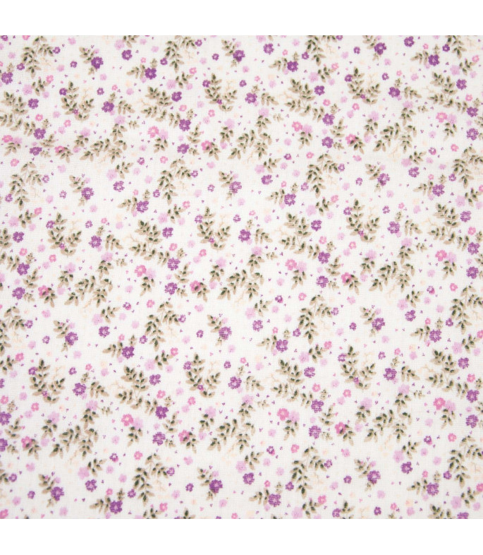 Tela muselina Lavender Flowers