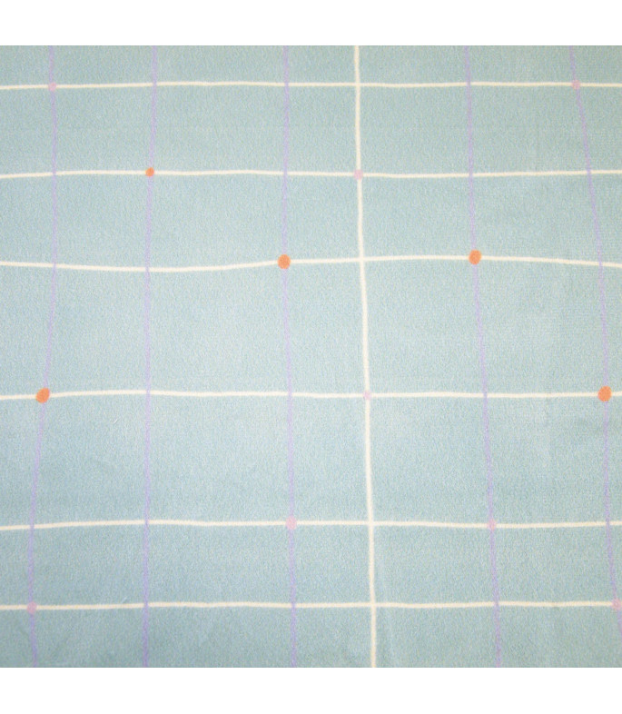 Tela Terciopelo Cuadros Easter Squares