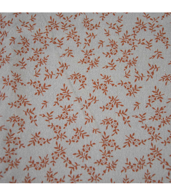
                                                                                            Tela franela algodón estampado de hojas
                                                                                    