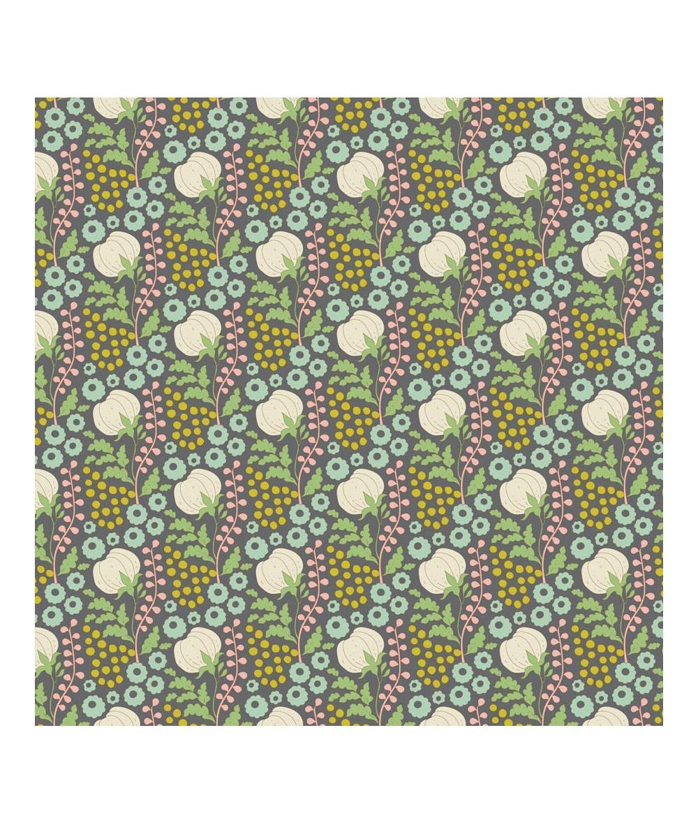 Tela tilda colección Sanctuary Cottonfield Greygreen