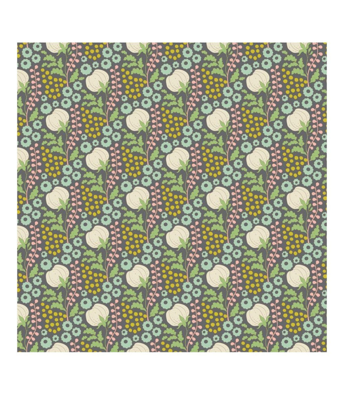 Tela tilda colección Sanctuary Cottonfield Greygreen