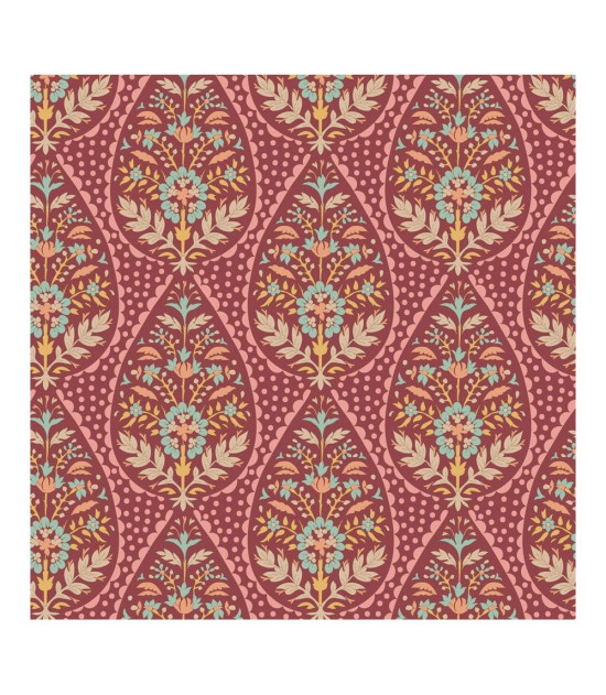 
                                                                                            Tela tilda colección Sanctuary adina maroon
                                                                                    