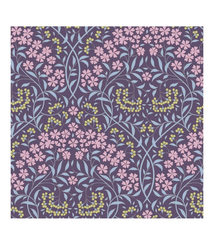 Tela tilda colección Sanctuary Larissa eggplant