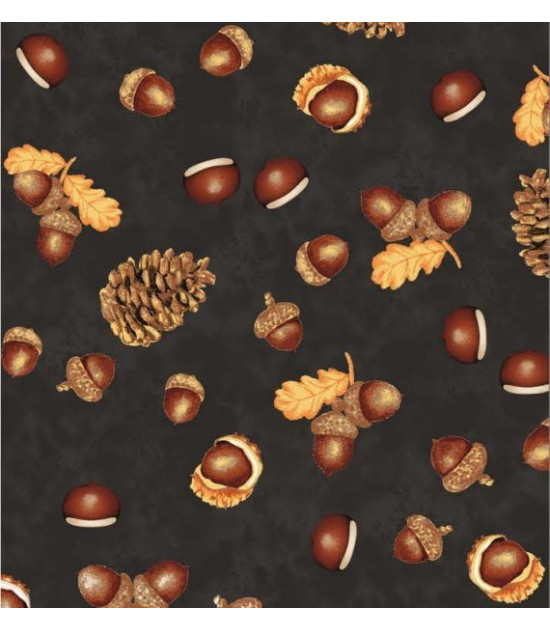 
                                                                                            Tela Colección Foliage & Fur Coats Acorns and Cones
                                                                                    