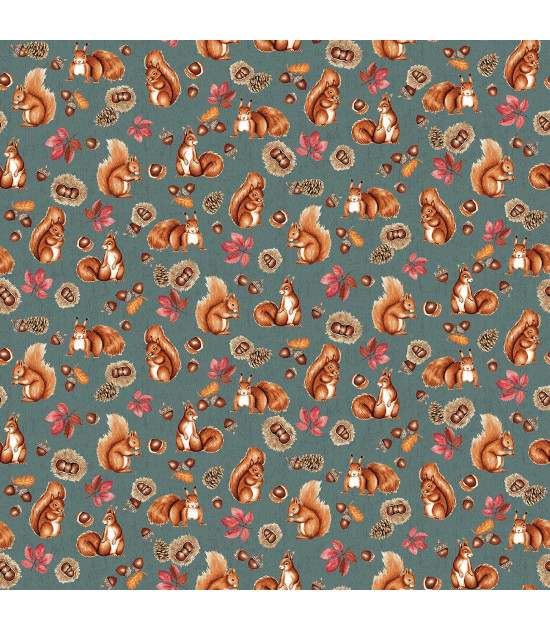 
                                                                                            Tela Colección Foliage & Fur Coats Squirrels
                                                                                    