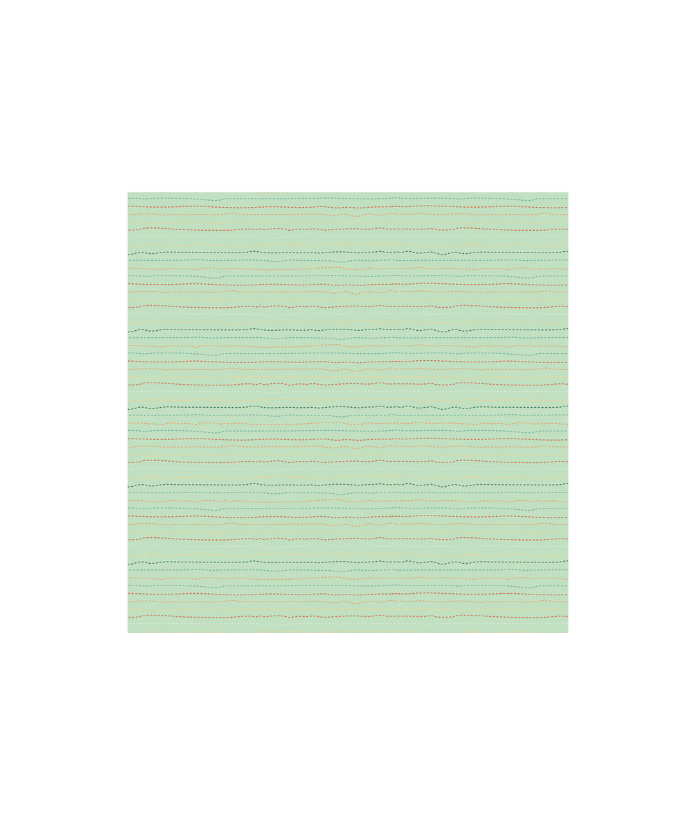 Tela Colección Mushroom blooms Snail Trail Mint