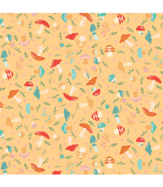 
                                                                                            Tela Colección Mushroom blooms Schroomies Yellow
                                                                                    