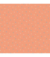Tela Coleccion Simply Be Orange Flower