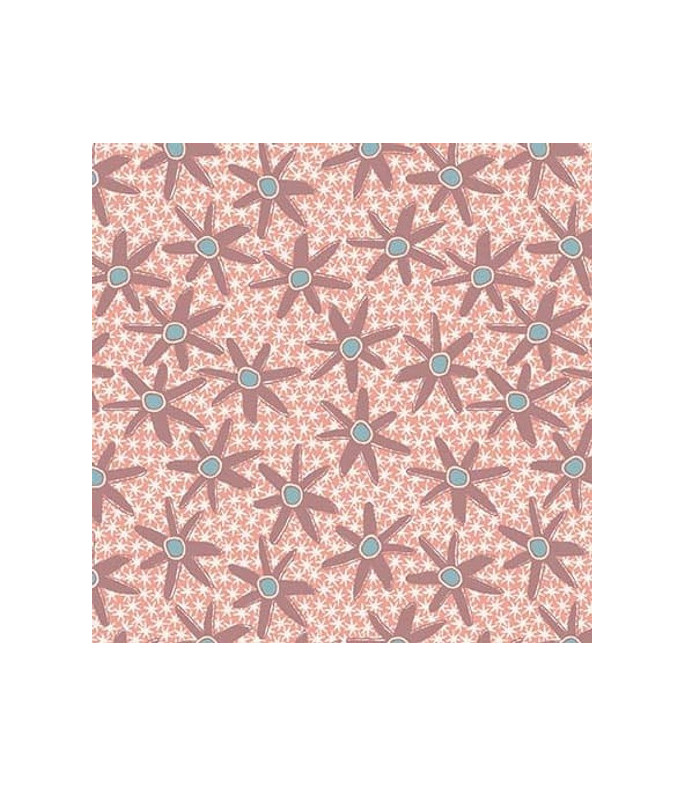 Tela Coleccion Simply Be Pink Flowers