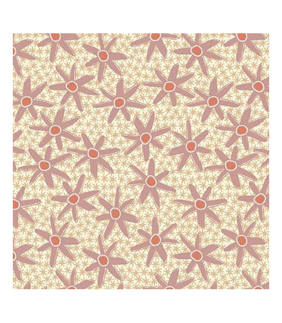 
                                                                                            Tela Coleccion Simply Be Cream Flowers
                                                                                    
