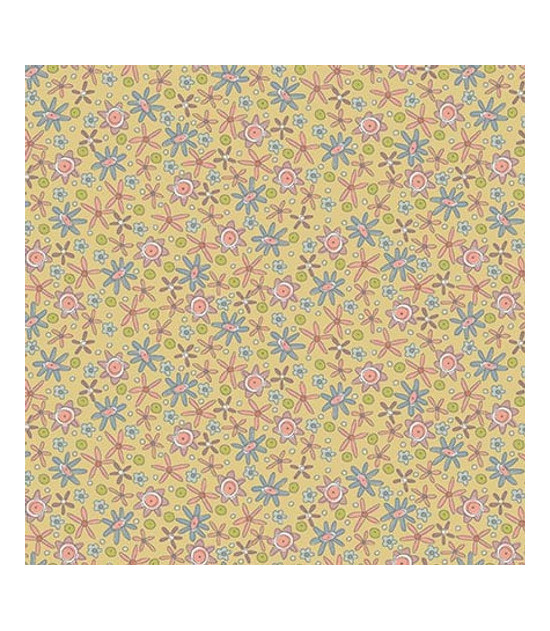 
                                                                                            Tela Coleccion Simply Be Green Flowers
                                                                                    