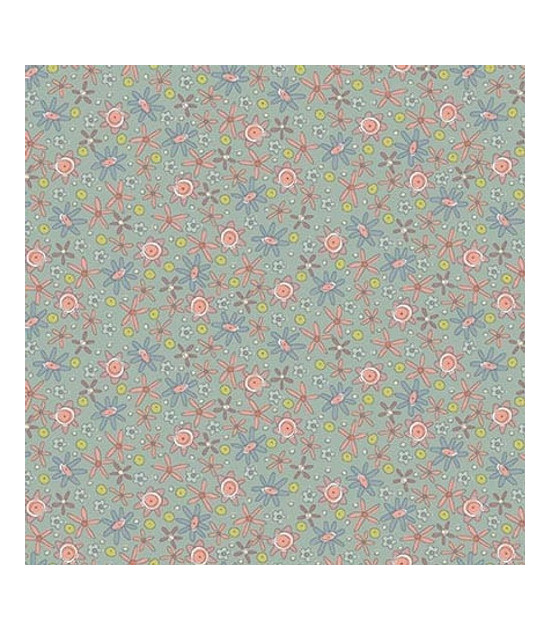 
                                                                                            Tela Coleccion Simply Be Blue Flowers
                                                                                    