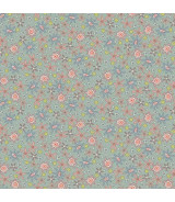 Tela Coleccion Simply Be Blue Flowers