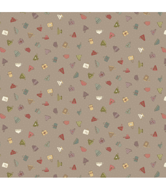 
                                                                                            Tela Colección Down Tinsel Christmas Cups Brown
                                                                                    