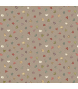 Tela Colección Down Tinsel Christmas Cups Brown