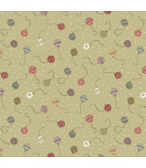 Tela Colección Down Tinsel Ornaments Beige