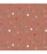 Tela Colección Down Tinsel Ornaments Pink