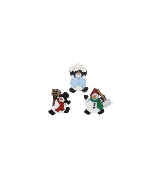
                                                                                            Botones Roly Poly Snowmen
                                                                                    