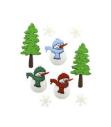 Botones Muñecos de nieve