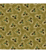 Tela colección Bucklebury Chitnz Vine Leaves Green