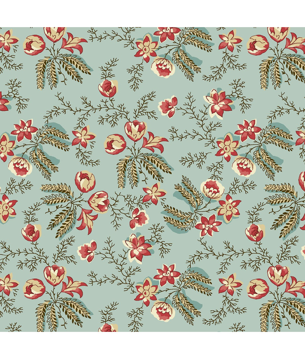 Tela Colección Bucklebury Chitnz Calico Sprays Blue