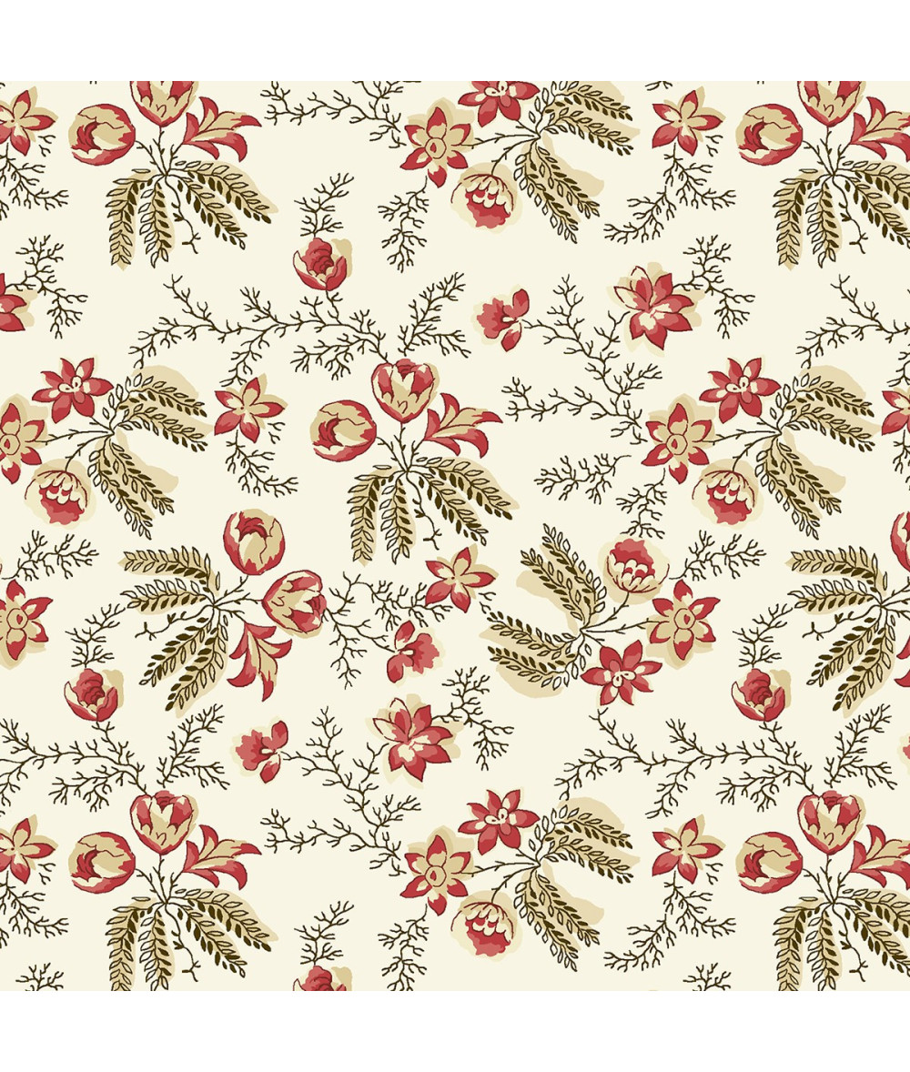 Tela Colección Bucklebury Chitnz Calico Sprays White