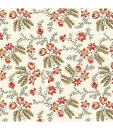 Tela Colección Bucklebury Chitnz Calico Sprays White