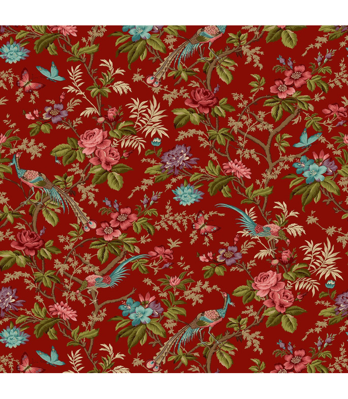 Tela Colección Bucklebury Chitnz Main Bird Print