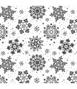 Tela Colección Holiday style Snowflakes