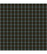 Tela colección Winter Dreams Gingham Black Metallic