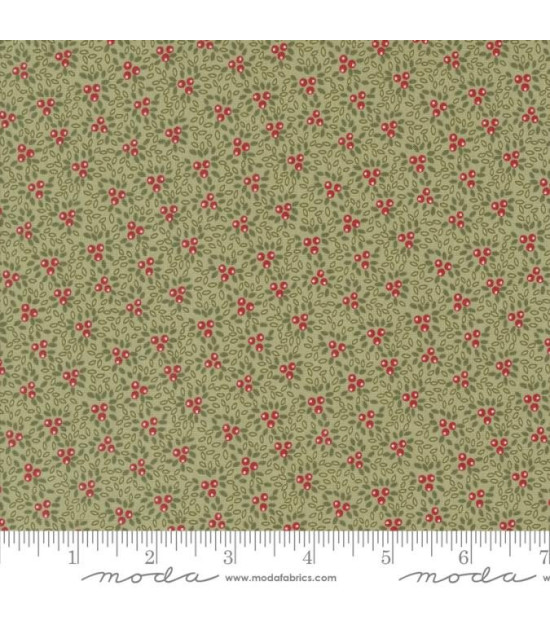 
                                                                                            Tela colección A Christmas Carol Sage 2
                                                                                    