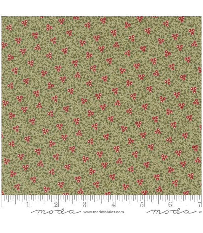 Tela colección A Christmas Carol Sage 2