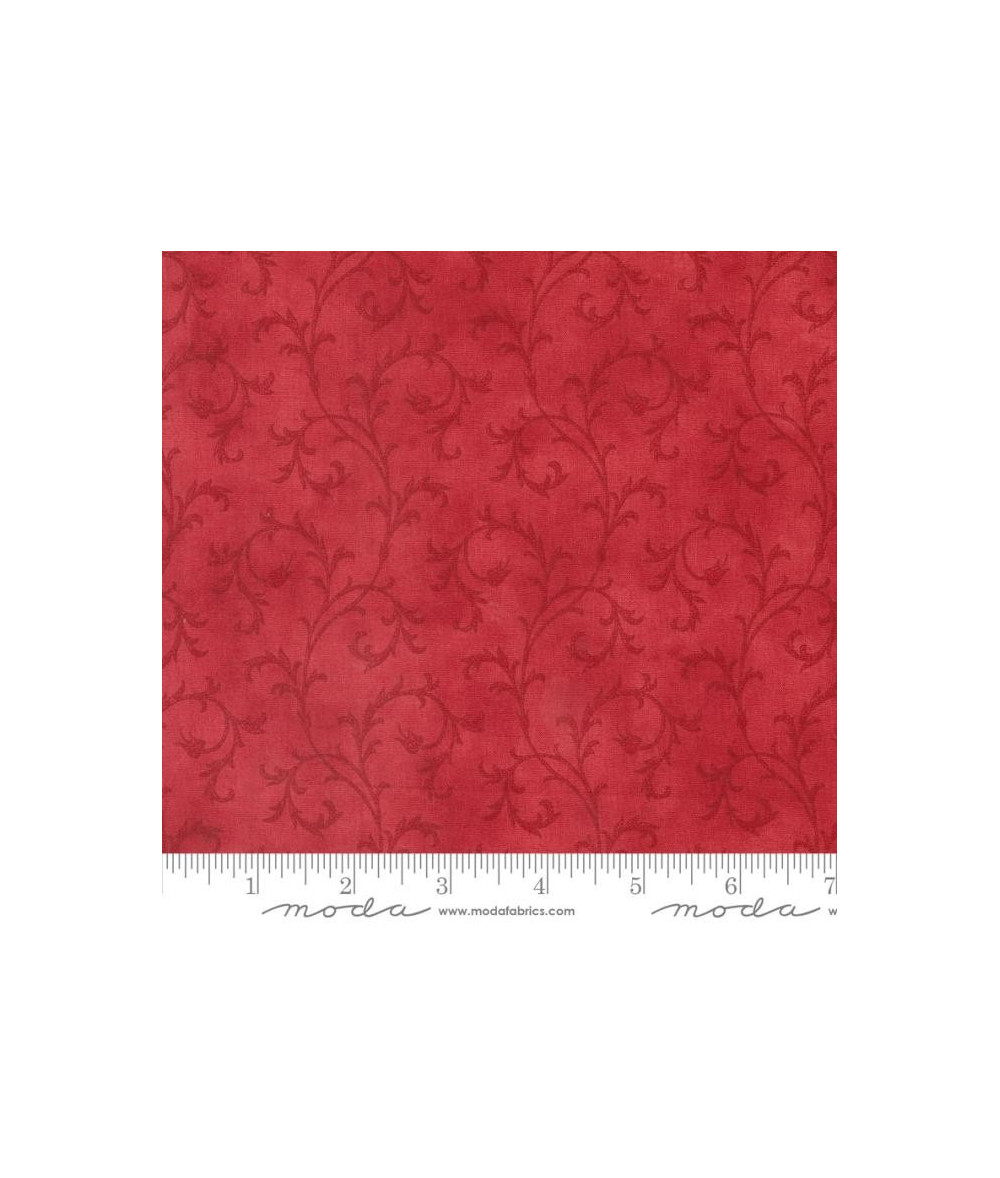 Tela colección A Christmas Carol Crimson