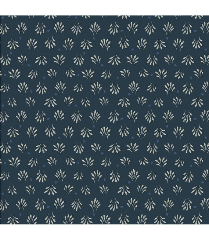 Tela Colección Banyan Navy Petals