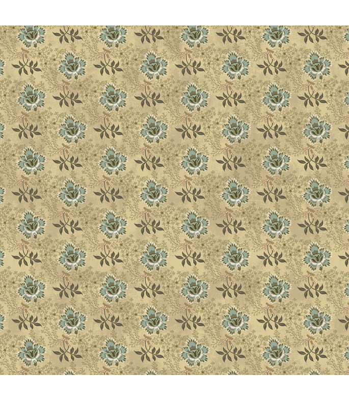 Tela Colección Garden Tale Almond Garden Row
