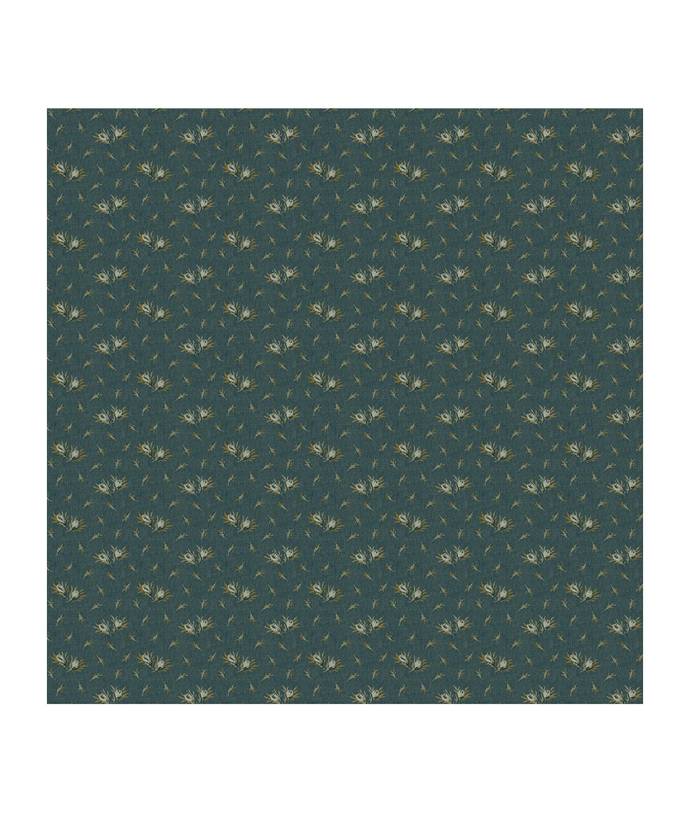 Tela Colección Garden Navy Flower Bud
