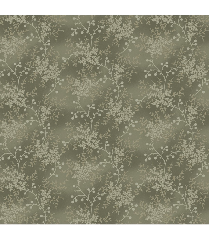 Tela Colección Garden Breen Floral Vine