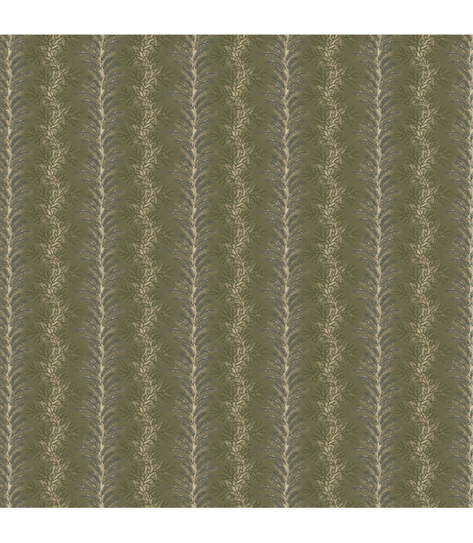 Tela Colección Garden Celadon Fern stripe